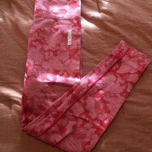Gymshark red camo